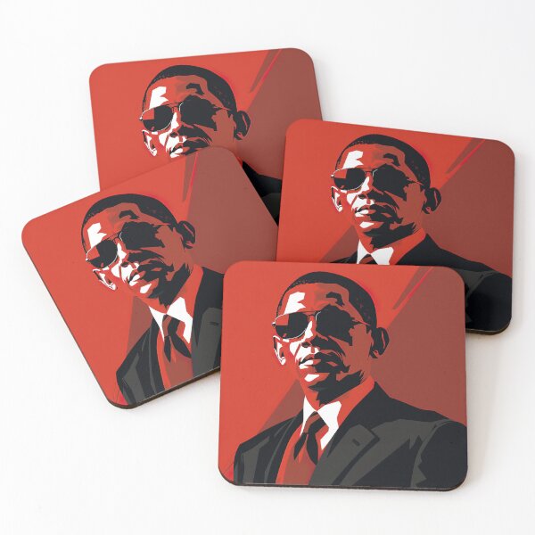 Item preview, Barack Obama | Red minimalism designed and sold by ComicsFactory.