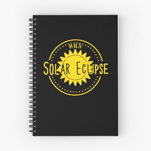 Item preview, Eclipse Solar Total 2024 en amarillo para Amantes de la Astronomía designed and sold by EmeraldeaArt.