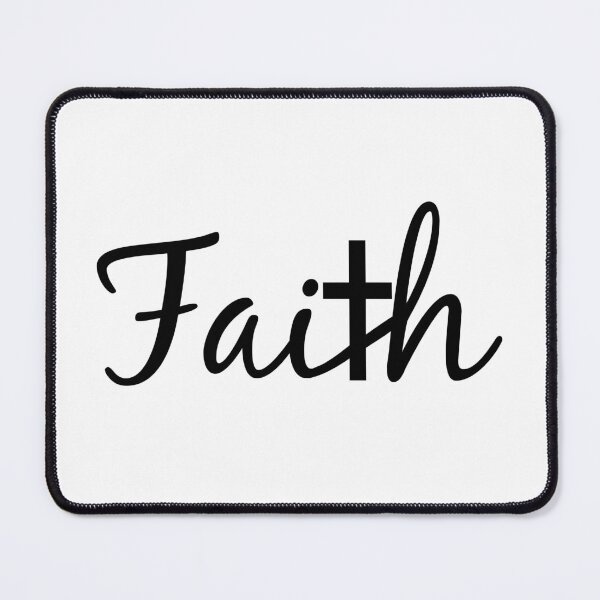 Item preview, Faith with Cross Black designed and sold by wonderxwander.