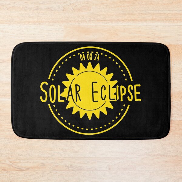 Item preview, Total Solar Eclipse 2024 in yellow for Astronomy Lovers designed and sold by EmeraldeaArt.