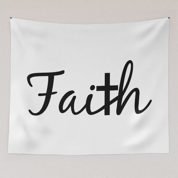 Item preview, Faith with Cross Black designed and sold by wonderxwander.