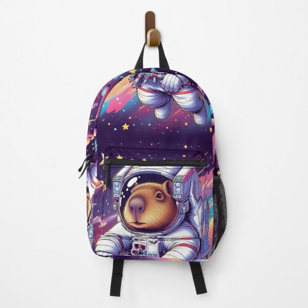 Item preview, Capybara Astronaut Colorful Space designed and sold by soapblossom.
