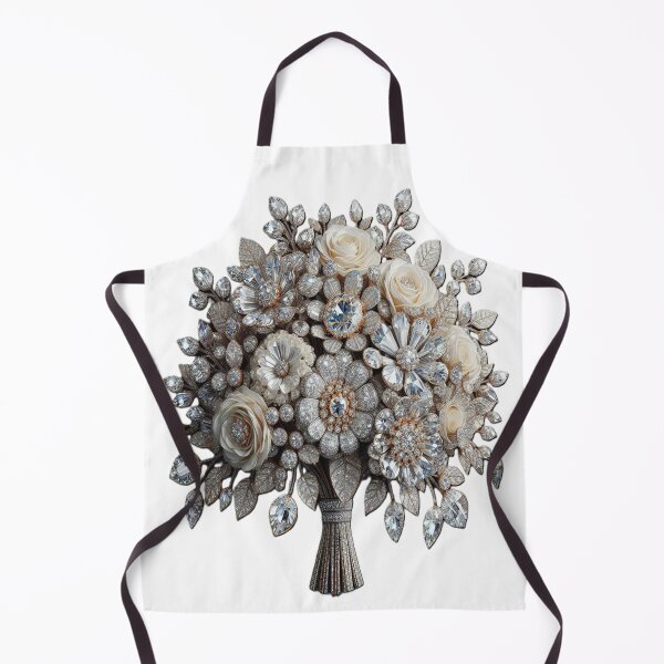 Item preview, Bouquet of Jewel and Artificial Flowers: An elegant fusion of nature and luxury ??? designed and sold by TroviTutto.