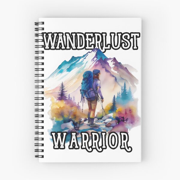 Item preview, Wanderlust Warrior: Conquering Trails with Nature's Guidance designed and sold by MillennialVibe.