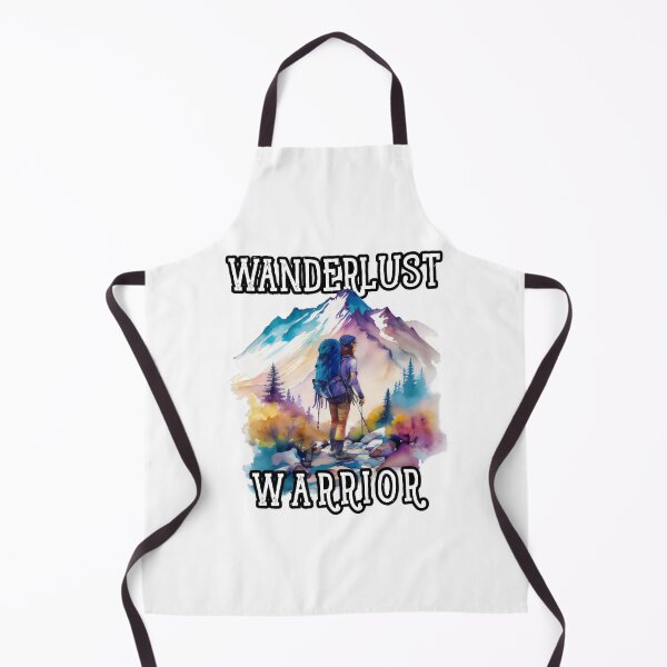 Item preview, Wanderlust Warrior: Conquering Trails with Nature's Guidance designed and sold by MillennialVibe.