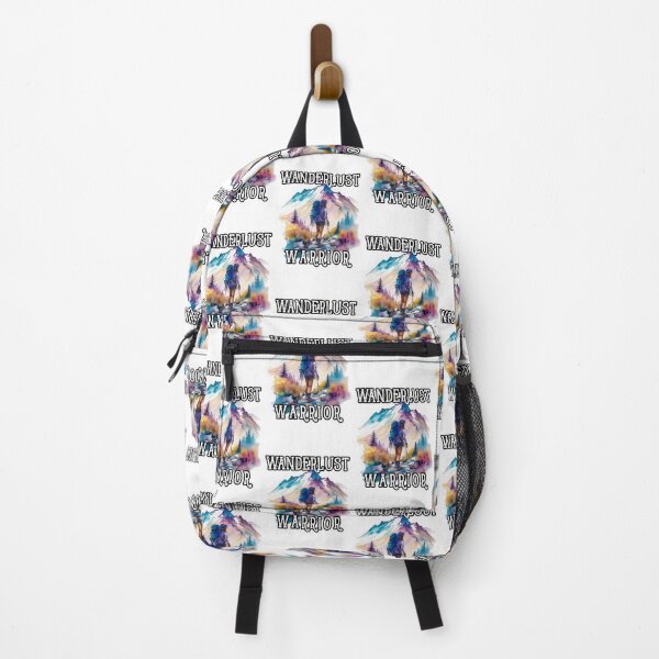 Item preview, Wanderlust Warrior: Conquering Trails with Nature's Guidance designed and sold by MillennialVibe.