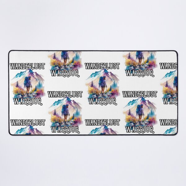 Item preview, Wanderlust Warrior: Conquering Trails with Nature's Guidance designed and sold by MillennialVibe.