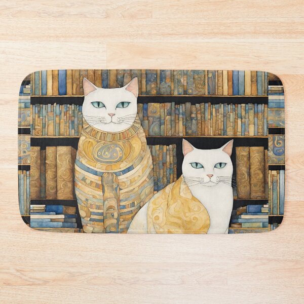 Item preview, Artsy cats and books designed and sold by VickyJo111.