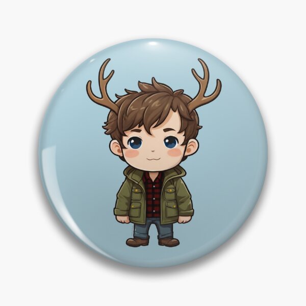 Item preview, Chibi Will Graham with Antlers designed and sold by orionlodubyal.