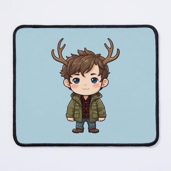 Artikelvorschau, Chibi Will Graham mit Geweih entworfen und verkauft von orionlodubyal.