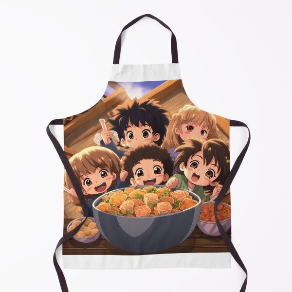 Item preview, Anime Girls and Ramen Noodles in Retro Style designed and sold by Shirtastically.