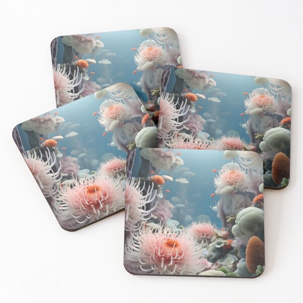 Item preview, Sea Anemones and Acropora Corals Underwater Life designed and sold by EmilyFNM3D.