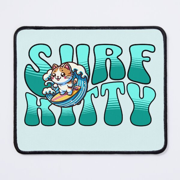 Item preview, Surfing Cat designed and sold by I-I-Trading-Co.