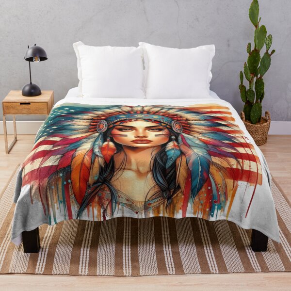 Item preview, Native American, Beauty, Sunset, Wíiyaya | Catsie Cat designed and sold by yelkenb.