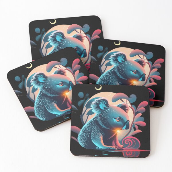 Item preview, Stardust Koala: Moonlit Ambience Silhouette designed and sold by Elpico11.