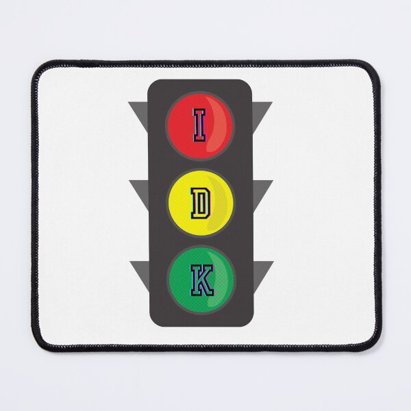 Item preview, Traffic Lights IDK (I Don't Know) Print designed and sold by kirkytracy.