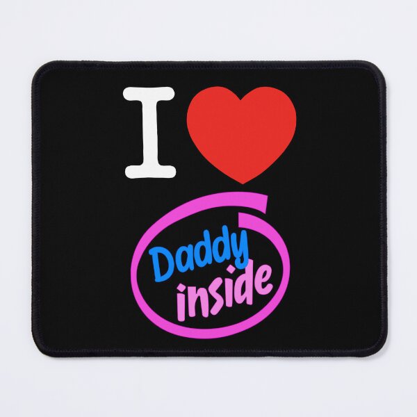 Item preview, I Heart Daddy Inside - black designed and sold by Nas-T-Shirt-Co.