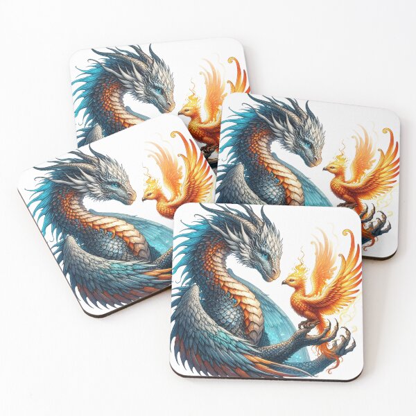 Item preview, The Dragon and the Phoenix designed and sold by Plotterzebra.