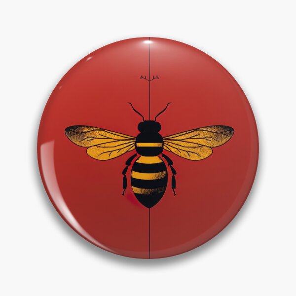 Item preview, Bee | Red minimalism designed and sold by ComicsFactory.