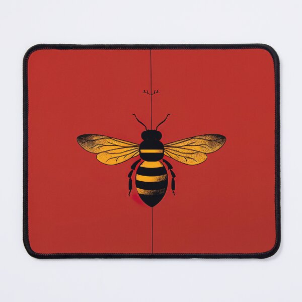 Item preview, Bee | Red minimalism designed and sold by ComicsFactory.