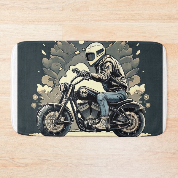 Item preview, A motorcyclist rides a motorcycle. A man in a motorcyclist costume designed and sold by MagelliShop.
