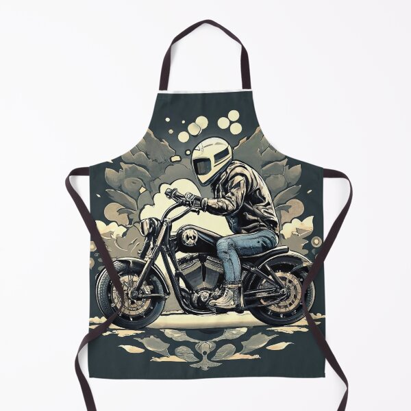 Item preview, A motorcyclist rides a motorcycle. A man in a motorcyclist costume designed and sold by MagelliShop.