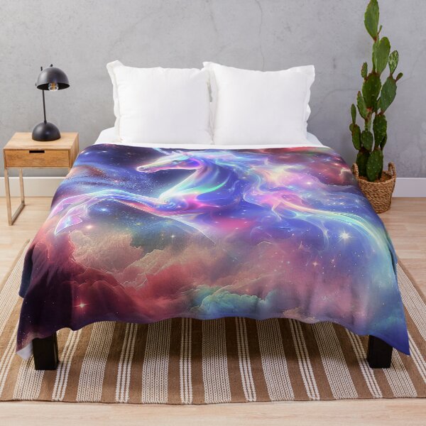 Item preview, Unicorn Rainbow Dreams Amidst Nebulae designed and sold by zzz888.