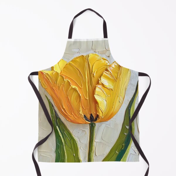 Item preview, Yellow Tulip Blossom Palette Knife designed and sold by acrylicartp.