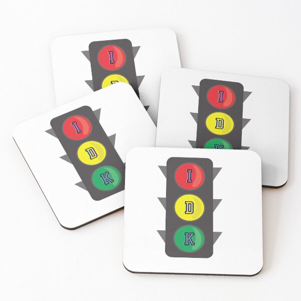 Item preview, Traffic Lights IDK (I Don't Know) Print designed and sold by kirkytracy.