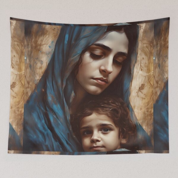 Item preview, Jesus in His Holy Mother's arms designed and sold by bogfl.