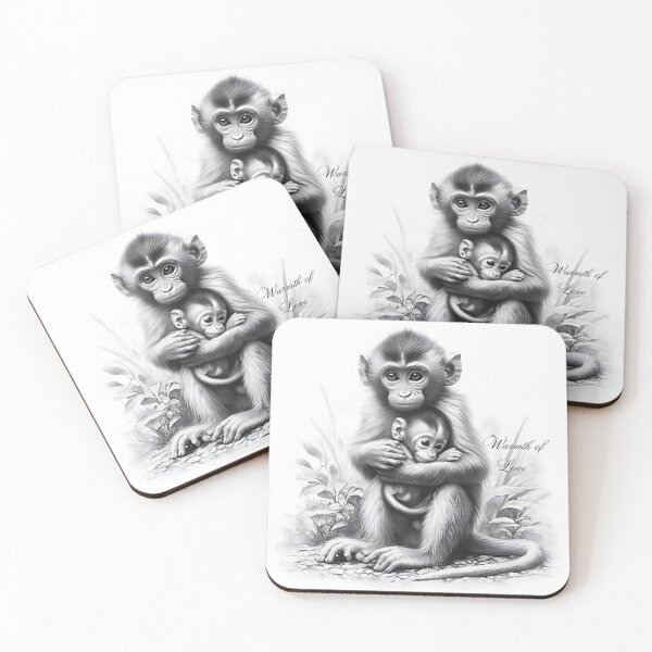 Item preview, Monkey’s Tender & Nurturing Love  designed and sold by AspirationalArt.