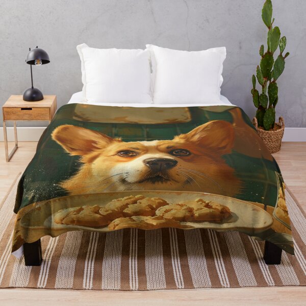 Item preview, Dog Corgi wants to eat cookies designed and sold by CorgiCuddle.