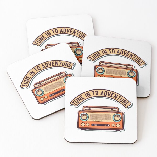 Item preview, Retro Muscle Car Radio - Tune In to Adventure designed and sold by NiftyWrx.
