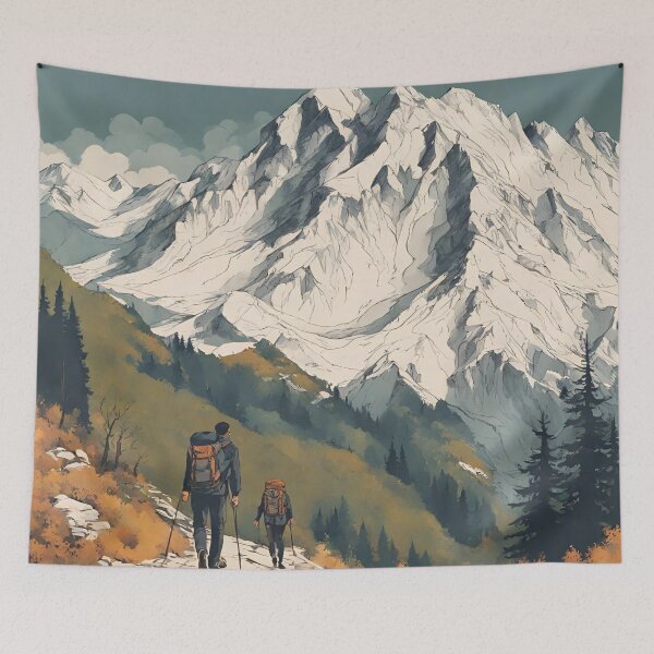 Item preview, Hiking in the Mountains . designed and sold by YVESTEP.