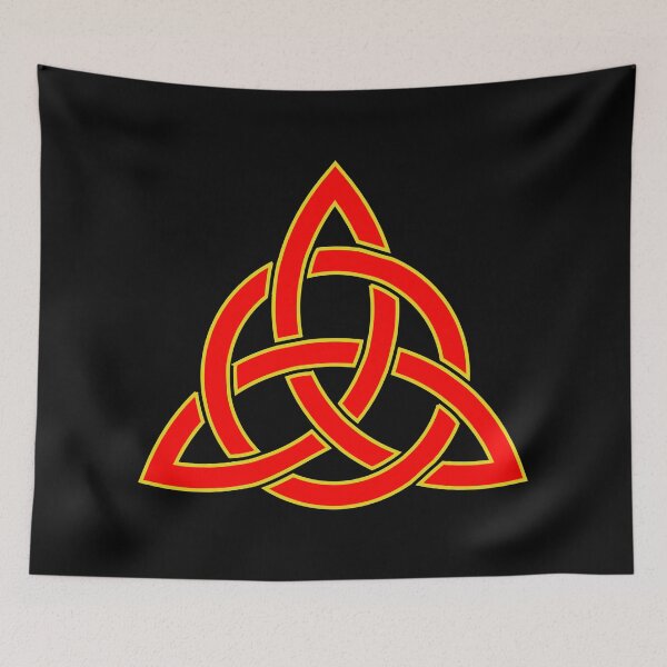 Item preview, Celtic Trinity Knot Red Gold designed and sold by Jeallan Designs.