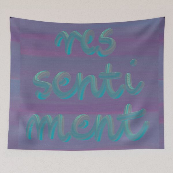 Item preview, RESSENTIMENT word art print designed and sold by nataliavandalia.
