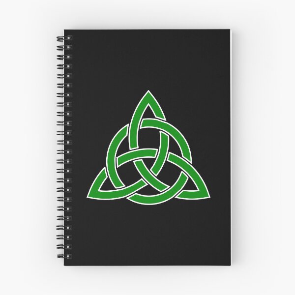 Item preview, Celtic Trinity Knot Green White designed and sold by Jeallan Designs.