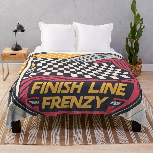 Item preview, Finish Line Frenzy Vintage Racing Sticker designed and sold by NiftyWrx.