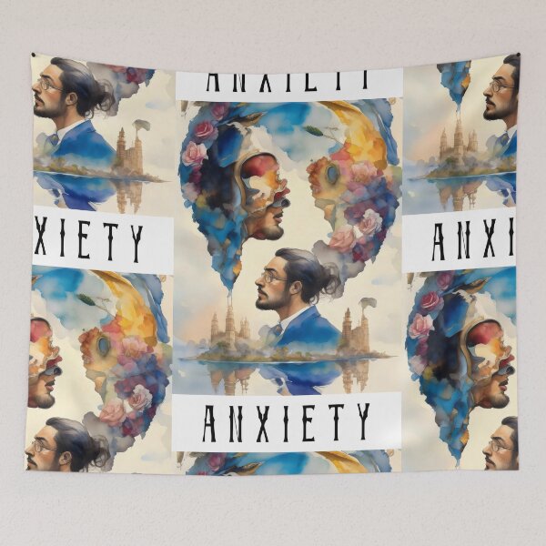 Item preview, Anxiety Realms: Navigate Your Thoughts designed and sold by MillennialVibe.