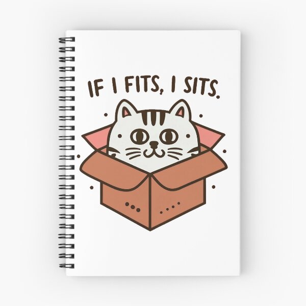 Item preview, If I Fits, I Sits - Cat in a box designed and sold by archiesacres.