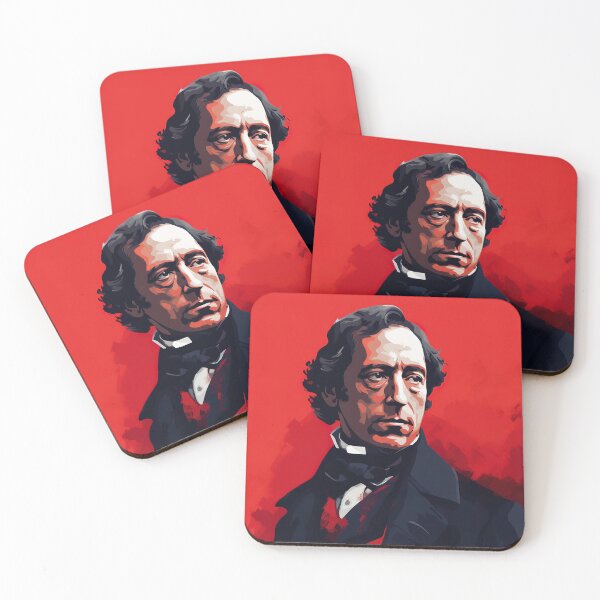 Item preview, Benjamin Disraeli | Red minimalism designed and sold by ComicsFactory.