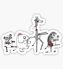 Zombie Zoo Sticker
