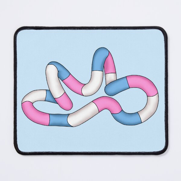 Item preview, Transgender pride tangle designed and sold by Fantistic on Redbubble.