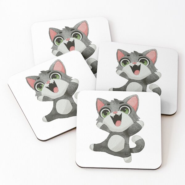 Item preview, Happy cat, jumping with joy designed and sold by Znikoma.