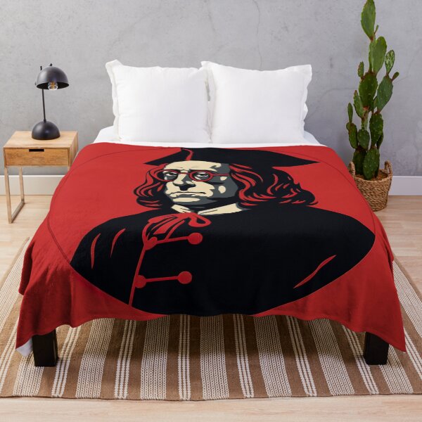Item preview, Benjamin Franklin | Red minimalism designed and sold by ComicsFactory.