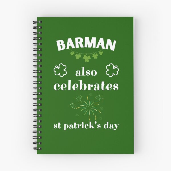 Item preview, Barman Also Celebrates St. Patrick's Day designed and sold by BababuuuPrint.