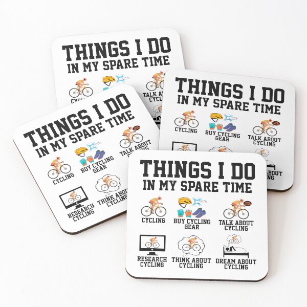 Item preview, Things I Do In My Spare Time Funny Cycling Enthusiast Biking designed and sold by inkedtee.