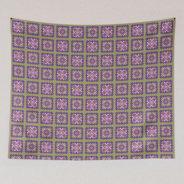 Item preview, Granny square plaid designed and sold by Heike Nedo.