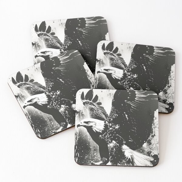 Item preview, Black and White Eagle designed and sold by Earth Celebration Designs.