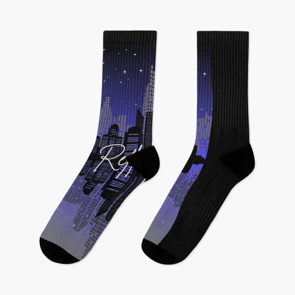 Item preview,  Blue City landscape with  Stars in night Landscape with Constellations designed and sold by CosmicNook1.